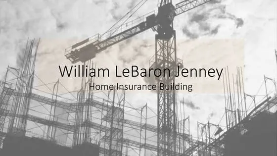 William Le Baron Jenney